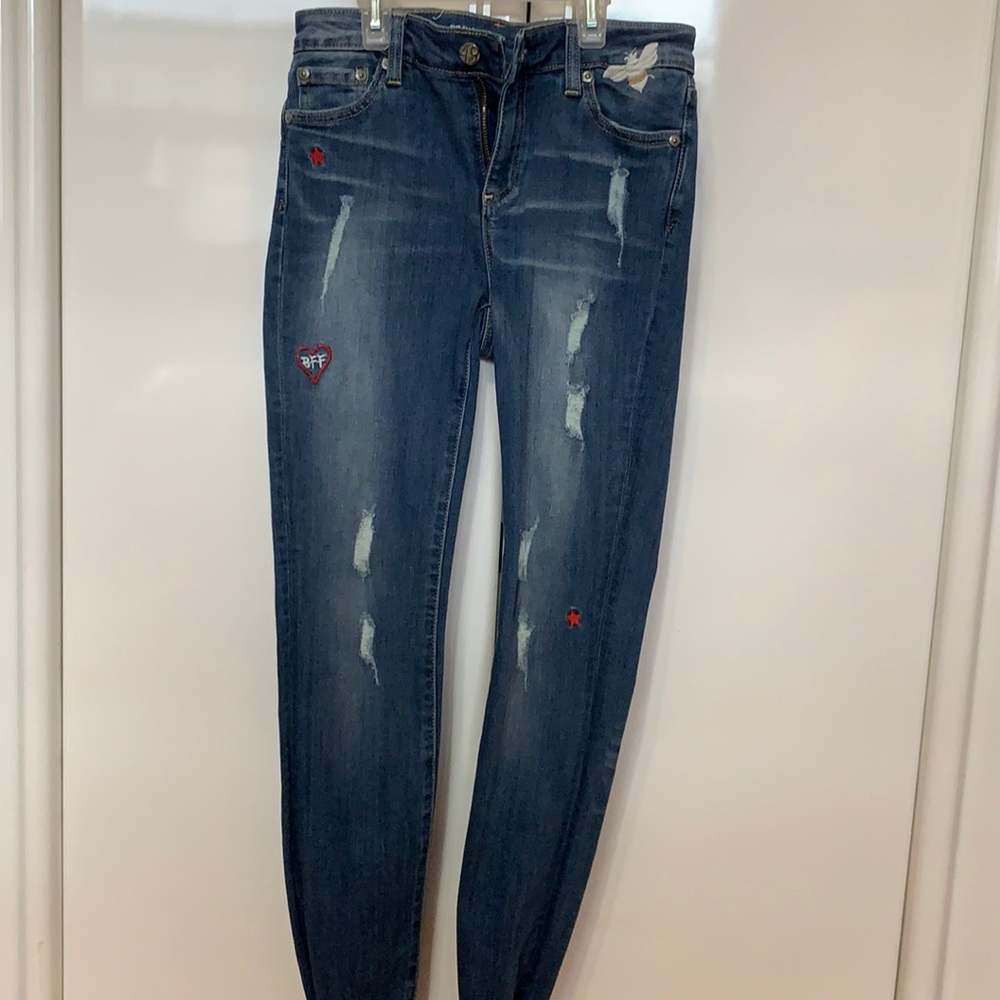 GIRLS 12 AG-ED DENIM THE ELLA SUPER SKINNY JEANS